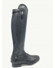 Stivale mod.987 Nero Con Top Triangolo Color Aragosta