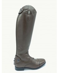 Stivale mod.987 Nero Con Top Triangolo Color Aragosta