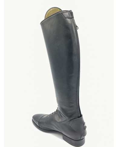 Stivale mod.987 Nero Con Top Triangolo Color Aragosta