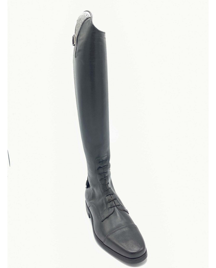 Stivale mod.987 Nero Con Top Triangolo Col. Argento