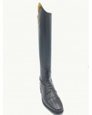 Stivale mod.987 Nero Con Top Triangolo Col. Argento
