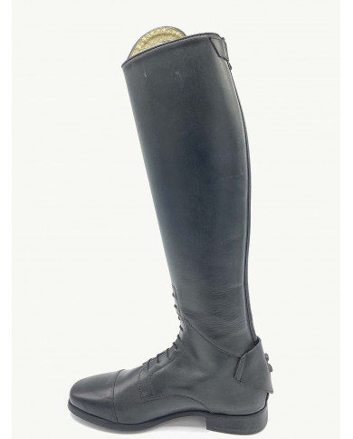 Stivale mod.987 Nero Con Top Triangolo Giallo
