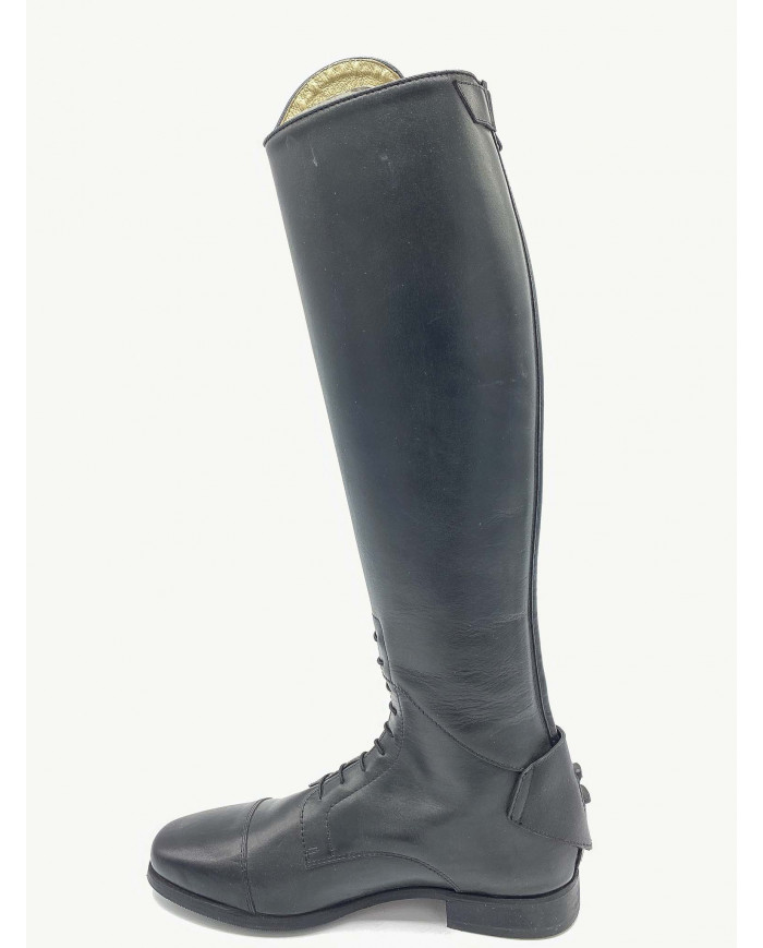 Stivale mod.987 Nero Con Top Triangolo Giallo