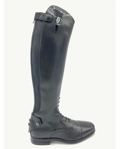 Stivale mod.987 Nero Con Top  Triangolo Nero Vernice