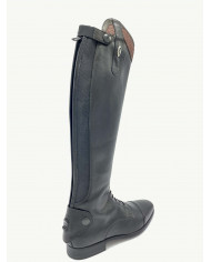 Stivale mod.919 Nero con Fascia 2cm Color Aragosta