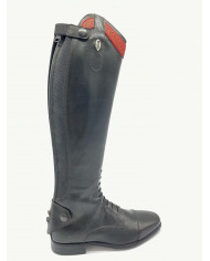 Stivale mod.919 Nero con Fascia 2cm  Rossa