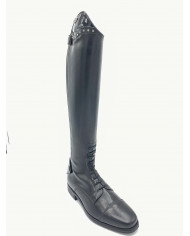Stivale mod.985 Nero Con Strass  E Top Vernice