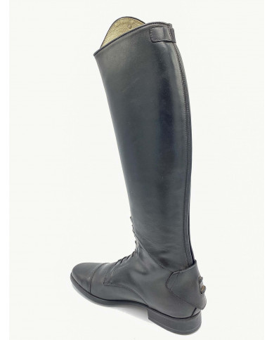Stivale mod.985 Nero Con Strass E Top Color Oro