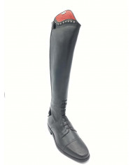 Stivale mod.985 Nero Con Strass E Top Rosso
