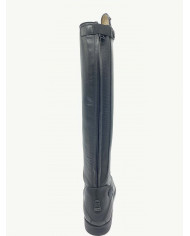 Stivale mod.986 Nero Con Top Marrone Laccato