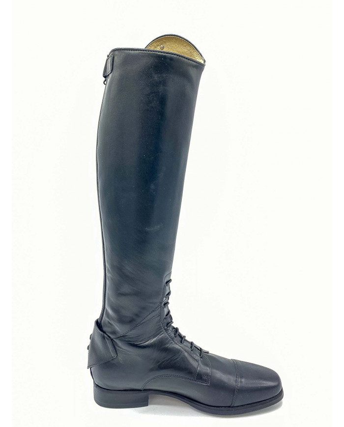 Stivale mod.986 Nero Con Top Nero Vernice