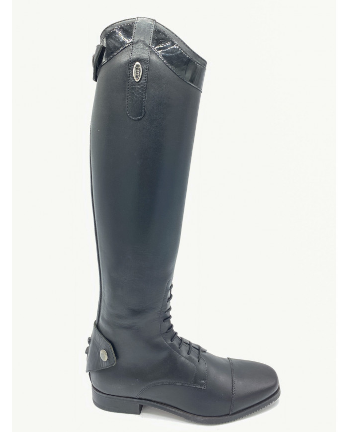 Stivale mod.919 Nero con Fascia 2cm lucida nera