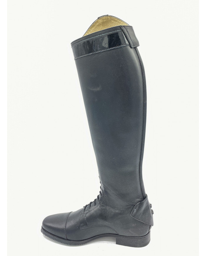 Stivale mod.919 Nero con Fascia 2cm lucida nera