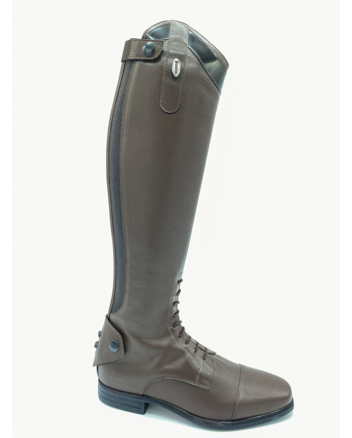 Stivale mod.919 Marrone con Fascia 2cm lucida