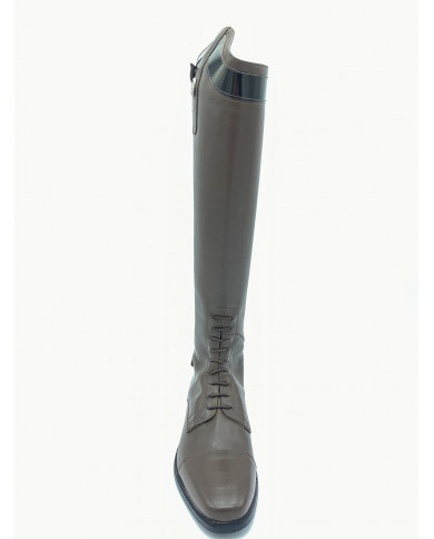 Stivale mod.919 Marrone con Fascia 2cm lucida