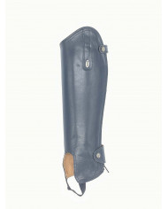 Mini Chaps da concorso in vitello nero e top marrone
